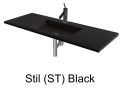 Wastafel, 50 x 170 cm, hangend of verzonken, in minerale hars - STIL 60