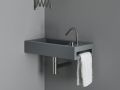 Plan vasque, 121 x 40 cm,  suspendue ou  poser, en rsine minrale - MINI 2240