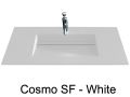 Plan vasque, 120 x 46 cm, vasque caniveau - COSMO 50