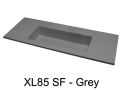 Double vasque, 100 x 46 cm, suspendu ou  encastrer - XL 85