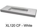 Double vasque, 140 x 46 cm, grande taille - XL 120