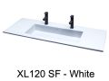 Double vasque, 140 x 46 cm, grande taille - XL 120