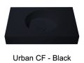 Plan vasque, 120 x 46 cm, suspendu ou  poser, de forme rond - URBAN 35