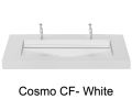 Plan double vasque, 120 x 46 cm , vasque caniveau - COSMO 85