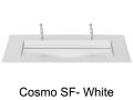 Plan double vasque, 120 x 46 cm , vasque caniveau - COSMO 85
