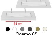 Plan double vasque, 180 x 46 cm , lavabo caniveau - COSMO 85