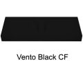 Plan vasque double, 100 x 50 cm, suspendue ou  poser, en rsine minrale - VENTO 40 DOUBLE