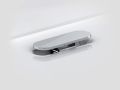 Lave-mains, 18 x 36 cm, robinetterie  droite, avec porte serviette, chrome - FLUSH 3 RIGHT