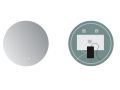 Miroir rond, rtro clair, lumire blanche, double capteur : anti-bue et ON/OFF - SINTRA