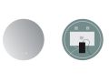 Ronde spiegel, verlicht, wit licht, dubbele sensor: anti-condens en AAN/UIT - SINTRA
