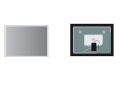 Miroir rectangulaire, clairage frontal, couleur LED ajustable - LEIRIA