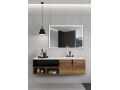 Miroir rectangulaire, clairage frontal, couleur LED ajustable - LEIRIA