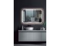 Miroir rectangle, coin arrondi, clairage en faade - PORTALEGRE