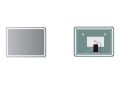 Spejl med afrundede kanter, frontbelysning, sensor: anti-dug og ON/OFF - SETUBAL