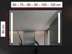 Spiegel, frontverlichting, wit licht - GUARDA