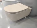 Beige mate - Cuvette de toilette, suspendu, pour WC