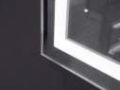 Rectangular mirror, front lighting, adjustable LED color - VISEU