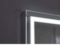 Lustro prostokątne, oświetlenie przednie, regulowana barwa LED - VISEU
