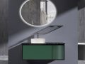 Miroir ovale, rtro clair, lumire blanche - MARFA
