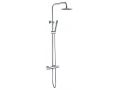 Design Shower column, Mixer Tap, Round ø 20 cm - TALAVERA CHROME