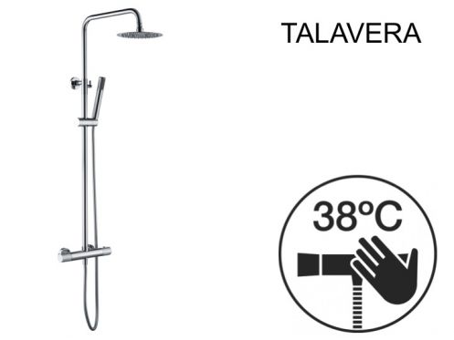 Kolumna prysznicowa, termostatyczna - TALAVERA CHROM