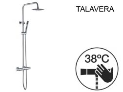Bruser/badekarsøjle, termostatisk - TALAVERA CHROME