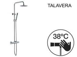 Colonne douche / baignoire, thermostatique - TALAVERA CHROME