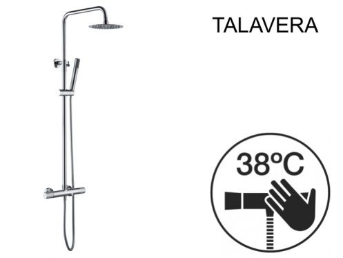 Douche- / badkolom, thermostatisch - TALAVERA CHROME
