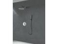 Built-in shower, thermostatic and rain shower head Ø 25 cm - TALAVERA CHROME