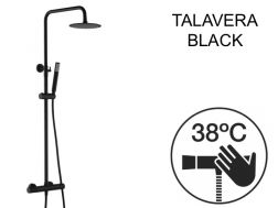 Colonne de douche, thermostatique - TALAVERA NOIR