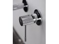 Robinet mural encastr, mitigeur, longueur 194 mm - TALAVERA CHROME