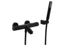 Badebatteri med bruser, termostat - TALAVERA BLACK