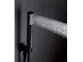 Built-in shower, thermostatic and rain shower head Ø 25 cm - TALAVERA BLACK