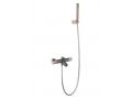 Badmengkraan met douche, thermostatisch - TALAVERA ANTHRACITE / OLD ROSE 