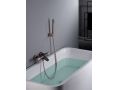 Badmengkraan met douche, thermostatisch - TALAVERA ANTHRACITE / OLD ROSE 