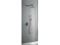 Indbygget brusebad, mixer, rundt regndæksel Ø 25 cm - TALAVERA ANTHRACITE / OLD ROSE 
