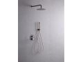 Ingebouwde douche, thermostatische en regendouchekop Ã˜ 25 cm - TALAVERA ANTHRACITE / OLD ROSE 
