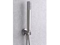 Indbygget brusebad, termostat og regnbrusehoved Ã˜ 25 cm - TALAVERA BRUSHED NICKEL 