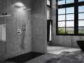 Indbygget brusebad, mixer, rundt regndÃ¦ksel Ã˜ 25 cm - TALAVERA BRUSHED NICKEL 