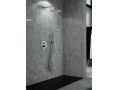 Inbouwdouche, mengkraan, ronde regenhoes Ã˜ 25 cm - TALAVERA BRUSHED NICKEL 