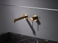 Verborgen wandkraan, mengkraan, lengte 194 mm - TALAVERA BRUSHED GOLD 