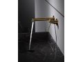 ForsÃ¦nket vÃ¦gmonteret vandhane, enkelt greb, lÃ¦ngde 194 mm - TALAVERA BRUSHED GOLD 