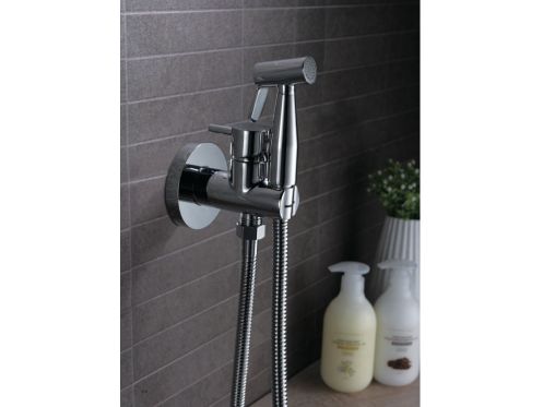 Kraan douche wc, mengkraan - BRAGA CHROME