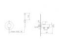 Robinet douche wc, mlangeur - MAJORQUE CHROME