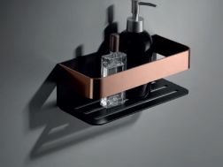 Houder voor zeep en doucheflessen - TALAVERA BLACK OR ROSE