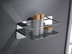 Support pour savons et flacons de douche - GANDIA CHROME