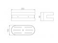 Support pour savons et flacons de douche - VALENCE WHITE