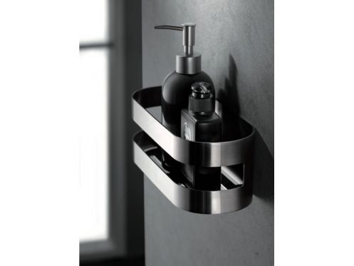 Support pour savons et flacons de douche - VALENCE Nickel bross