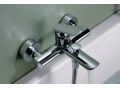 Badebatteri med bruser, termostat - PATERNA CHROME