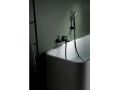 Robinetterie baignoire douche, thermostatique - PATERNA BLACK